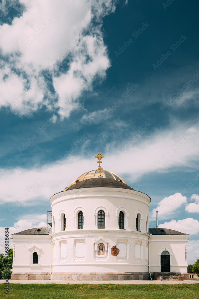 Obraz premium Brest, Belarus. Garrison Cathedral St. Nicholas Church In Memorial Complex Brest Hero Fortress