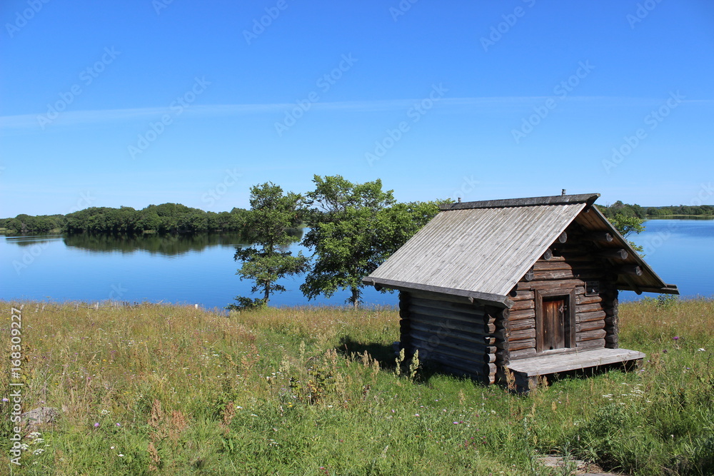 Coast of Kizhi island, near the lake Coast of Kizhi island, near the lake