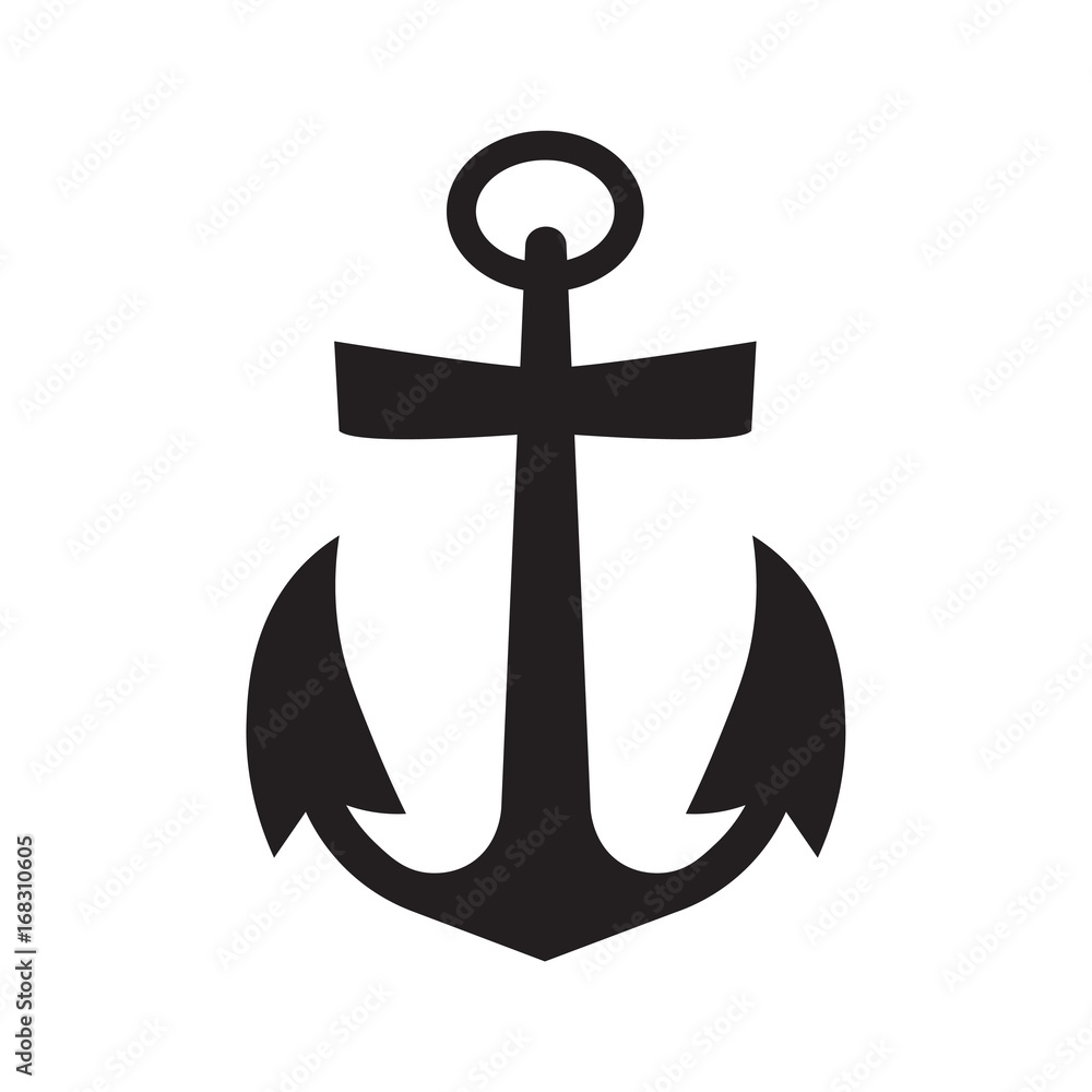 ship anchor icon- vector illustration ship anchor icon- vector illustration