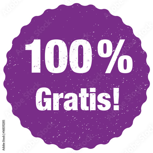 100 % Gratis! Sticker - Vektor - violett
