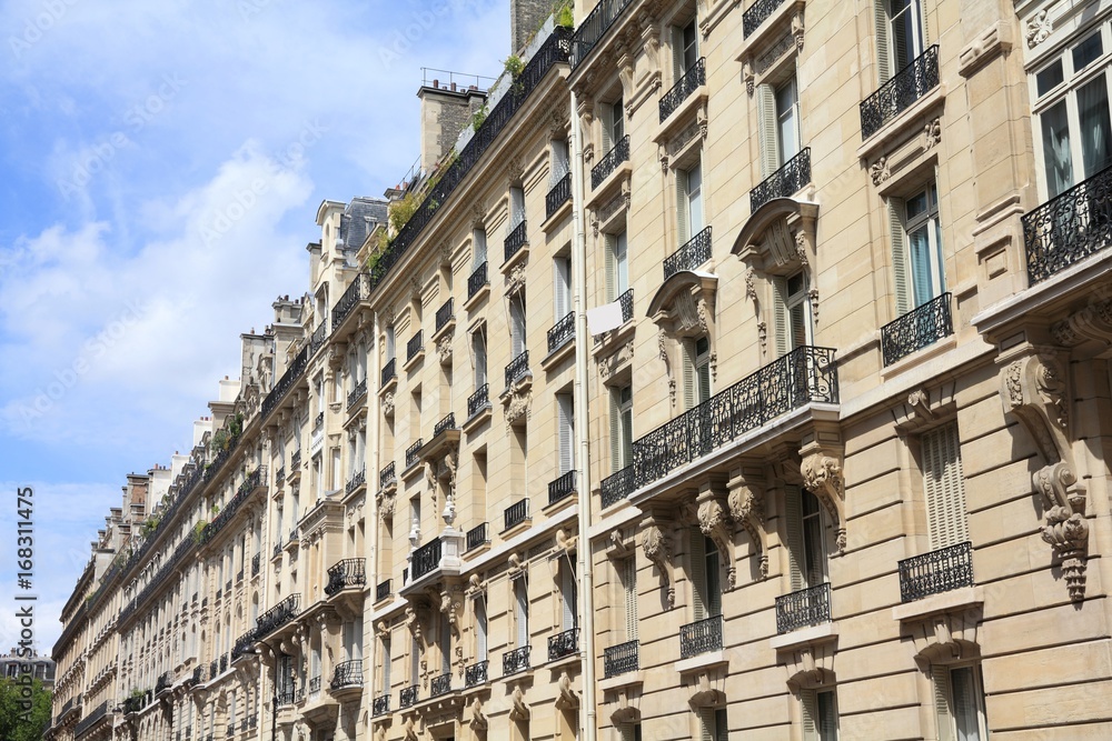 Paris apartment buildings