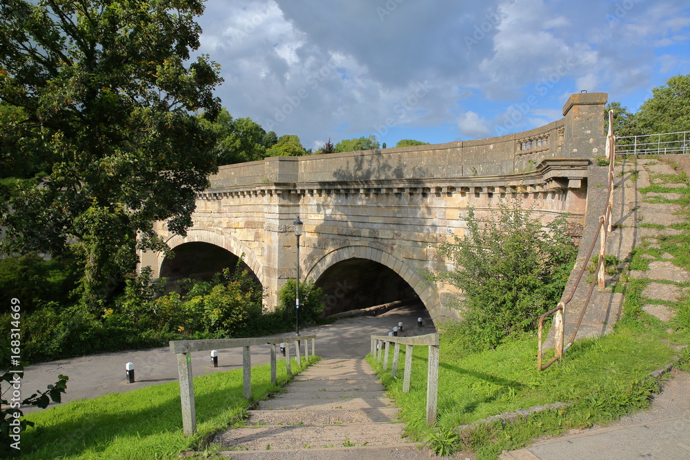 The Avoncliff Aqueduct near Bradford on Avon, UK