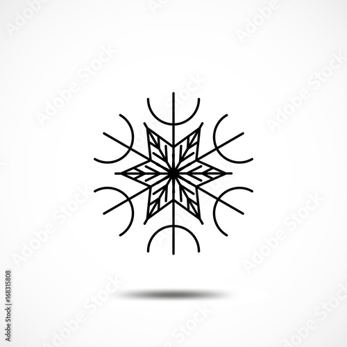 Snowflake Vector Icon