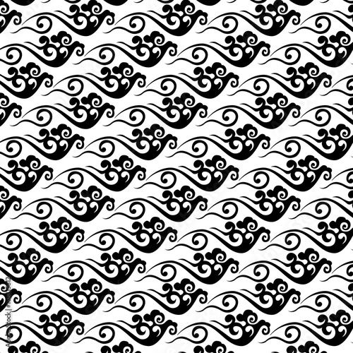 Chinese New Year seamless pattern. Vector illustration.
