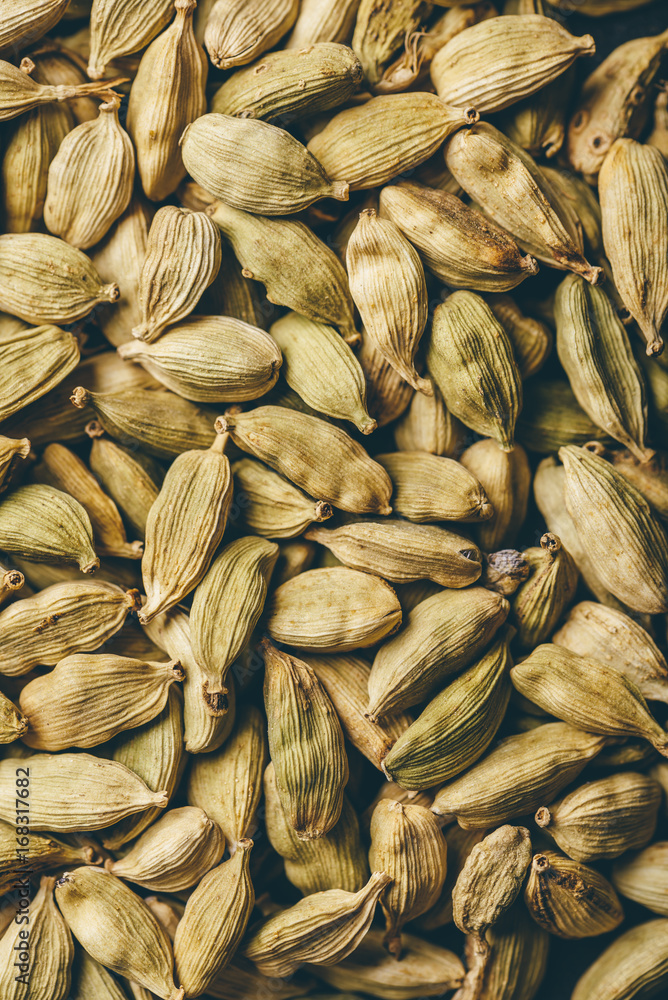 Pods of Green Cardamom. Pods of Green Cardamom.