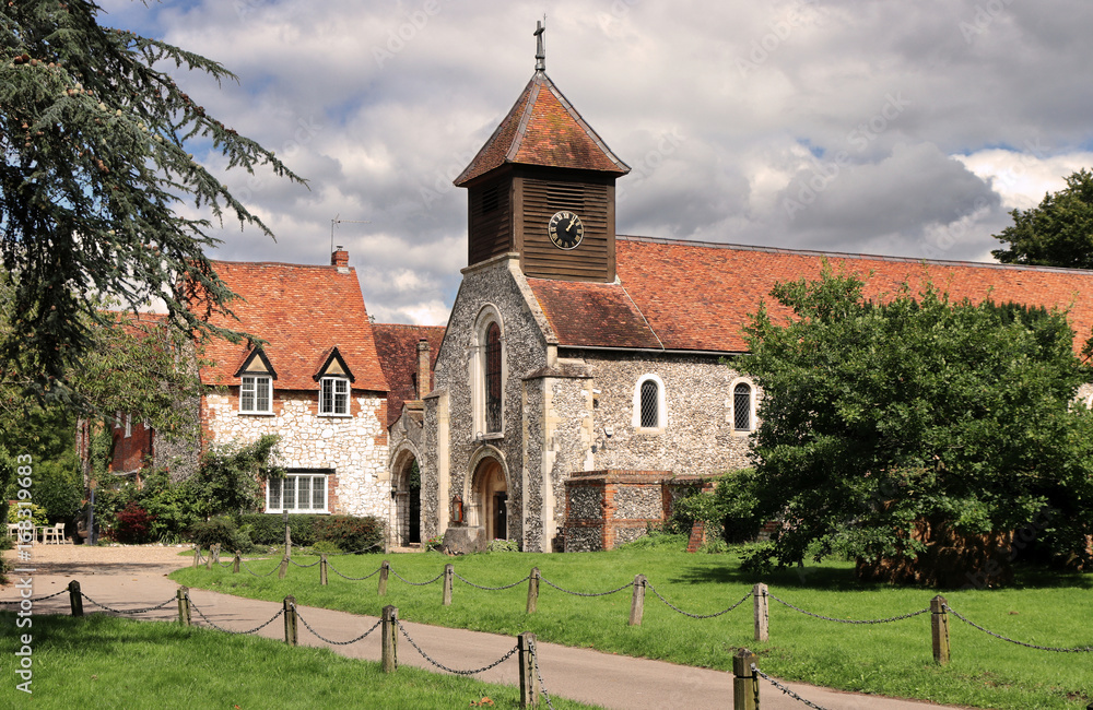 An English Village Church and Tower