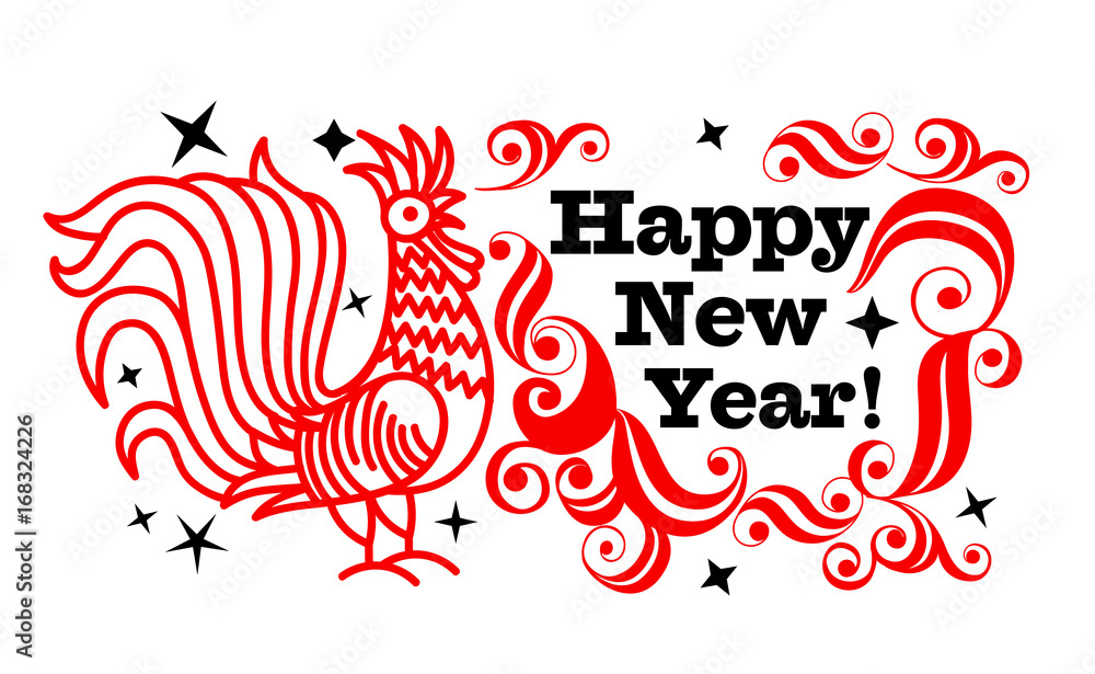 Rooster pattern Rooster pattern