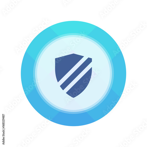 Paper Flat Cirlce Button