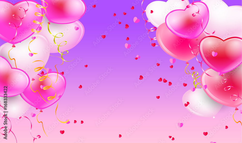 Poster for Valentine's Day. Vector illustration. Poster for Valentine's Day. Vector illustration.