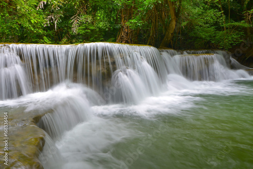 Huay mae kamin waterfall in Kanchanaburi Thailand © mayura_ben