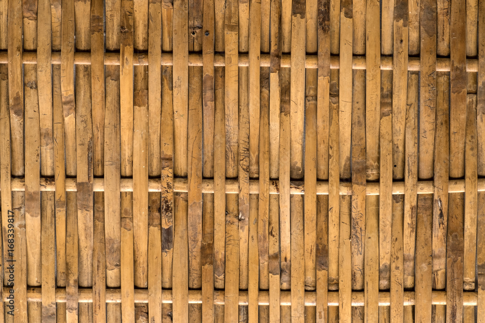 Bamboo wall weave Thai folk art Bamboo wall weave Thai folk art