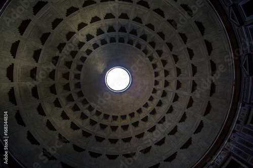 antheon with the famous ray of light from the top, Rome