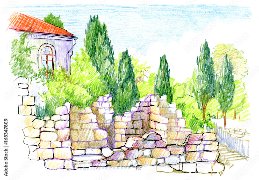 Landscapes to Draw Easy for Kids - The Soft Roots