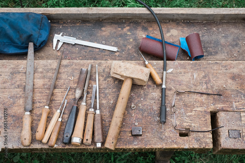 Wood Craft Tools From Above