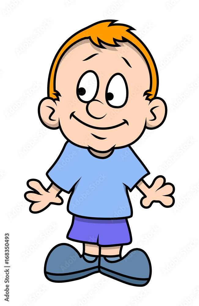 Cute Happy Boy Character Cute Happy Boy Character