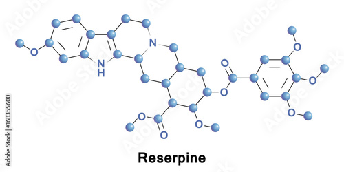 Reserpine is an indole alkaloid