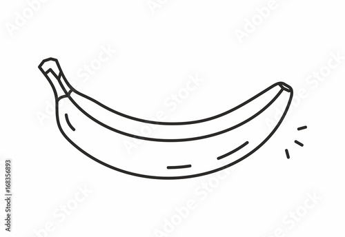 Banana vector icon
