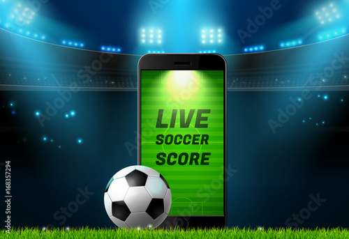soccer football mobile live scoreboard