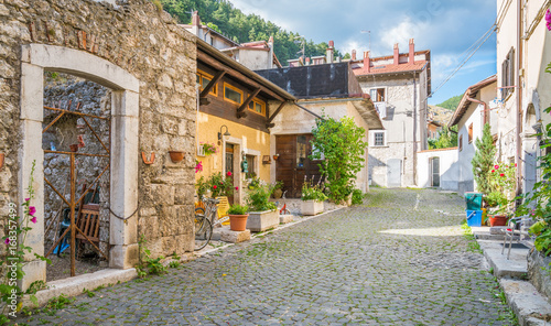 Scenic sight in Pescasseroli, Abruzzo National Park, province of L'Aquila. Italy photo