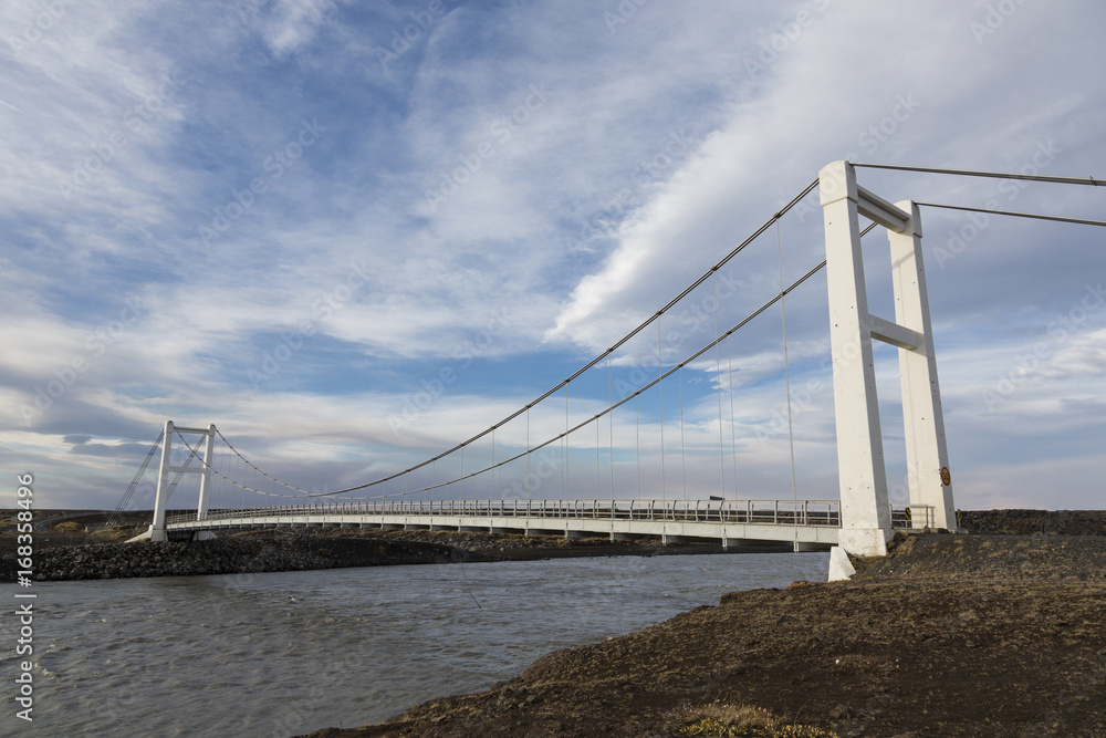 Fototapeta premium White Bridge in Iceland