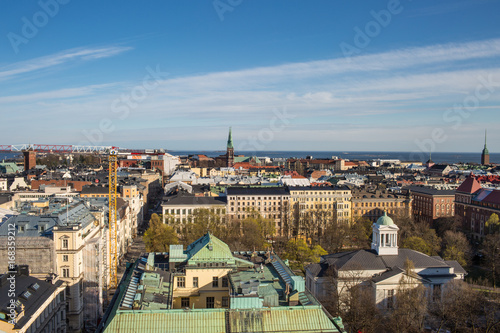 Panoramic View of Helsinki City © velveteye