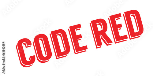Code Red rubber stamp. Grunge design with dust scratches. Effects can be easily removed for a clean, crisp look. Color is easily changed.