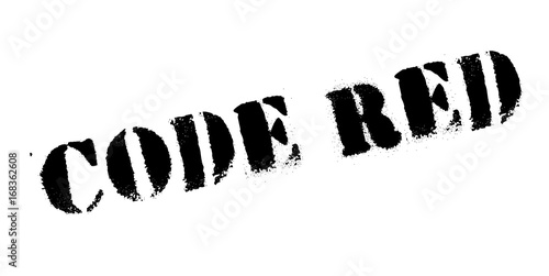 Code Red rubber stamp. Grunge design with dust scratches. Effects can be easily removed for a clean, crisp look. Color is easily changed.