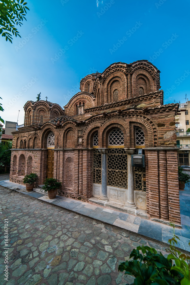 Obraz premium Saint Catherine or Ekaterina of Ekaterini, at Thessaloniki Ano Poli, Greece