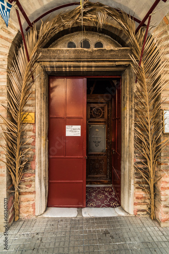 Church of Panagia Chalkeon, 11th cectury, Thessaloniki, Greece photo