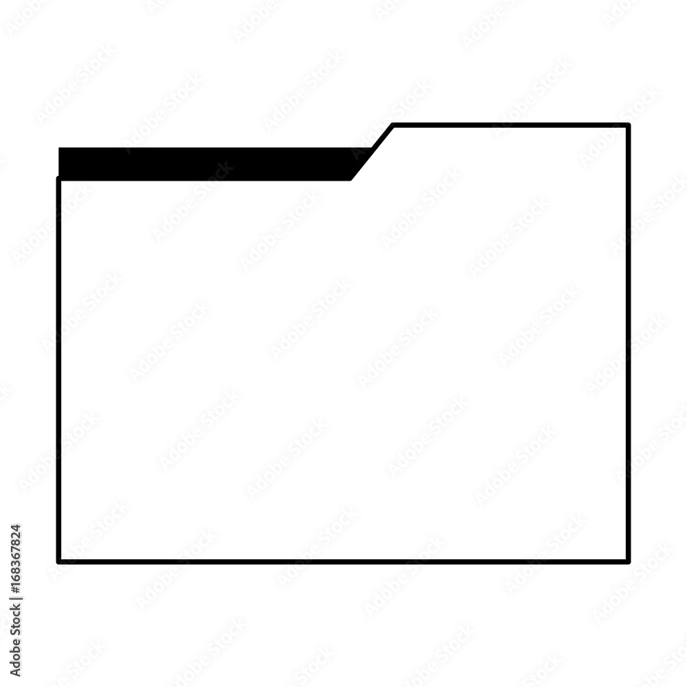 file folder icon image vector illustration design black and white file folder icon image vector illustration design black and white