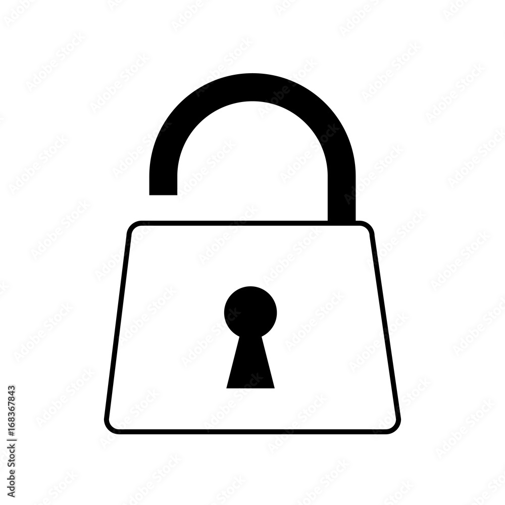 safety lock icon image vector illustration design black and white safety lock icon image vector illustration design black and white