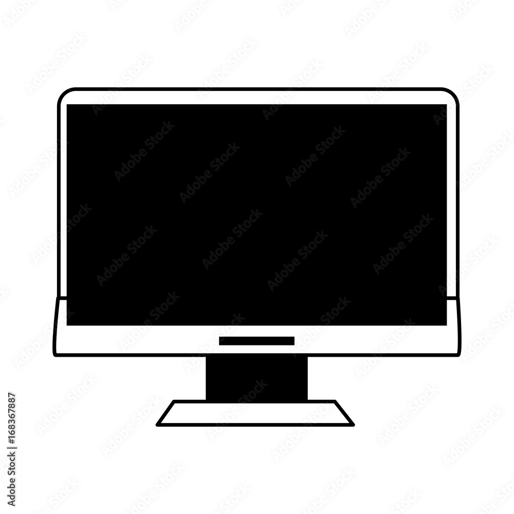 computer monitor icon image vector illustration design black and white computer monitor icon image vector illustration design black and white