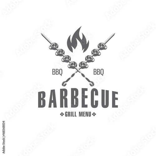 vector BBQ emblem