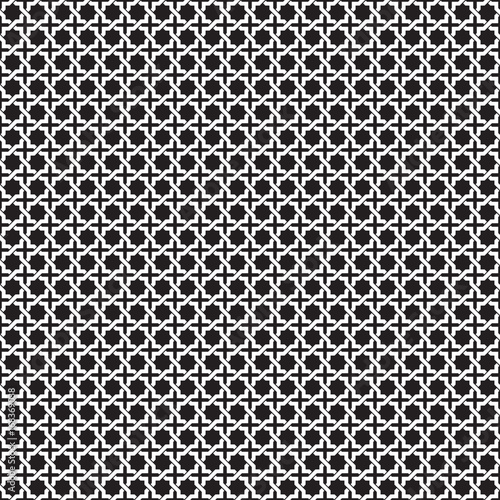 Seamless vector interwoven trellis pattern