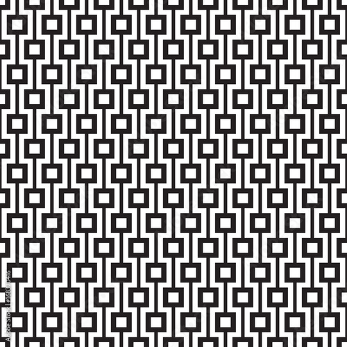 Seamless vector geometric square pattern