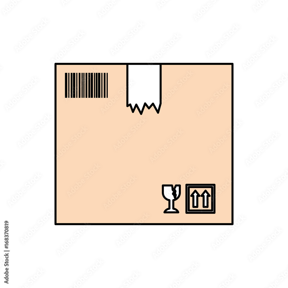 Delivery cardboard box Delivery cardboard box