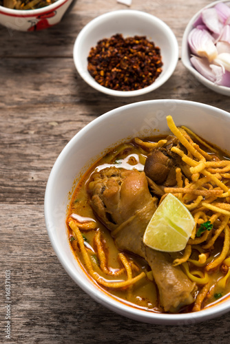 Khao Soi Recipe, Curried Noodle Soup with Chicken