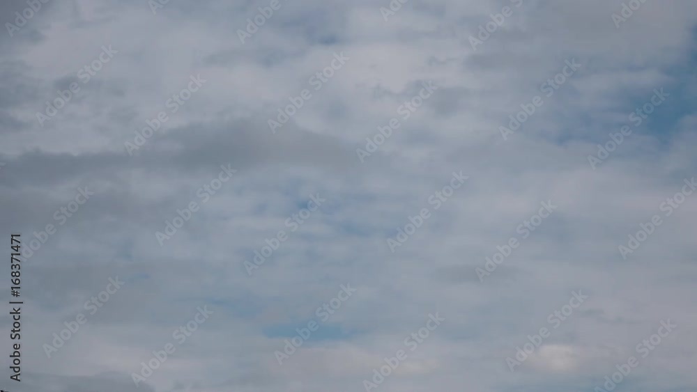 Skyscape or cloudscape. Blue sky with white clouds moving across it. Weather. Time lapse. 4K ProRes HQ codec Skyscape or cloudscape. Blue sky with white clouds moving across it. Weather. Time lapse. 4K ProRes HQ codec