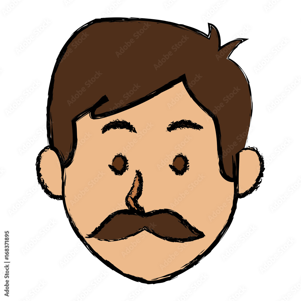 man character face avatar male cartoon vector illustration man character face avatar male cartoon vector illustration