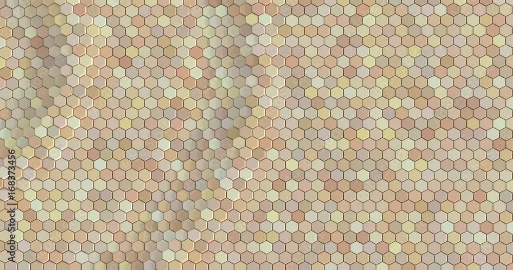 Floating surface made with hexagons. Floating surface made with hexagons.