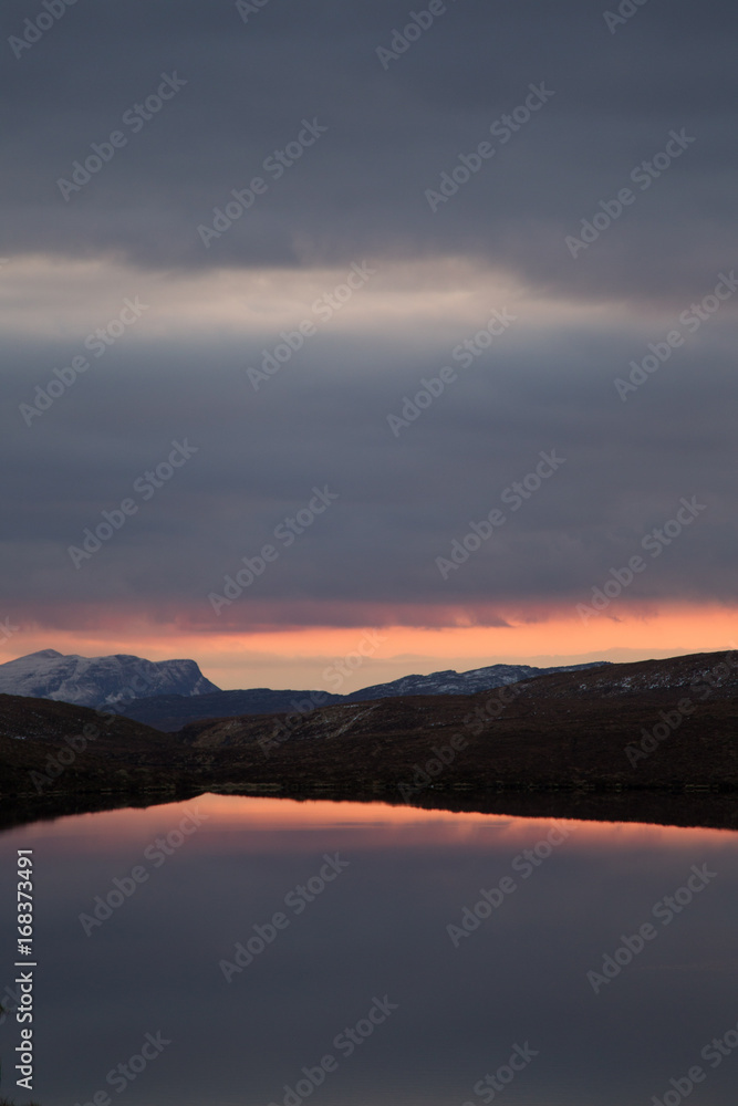 Obraz premium Storm Sunset