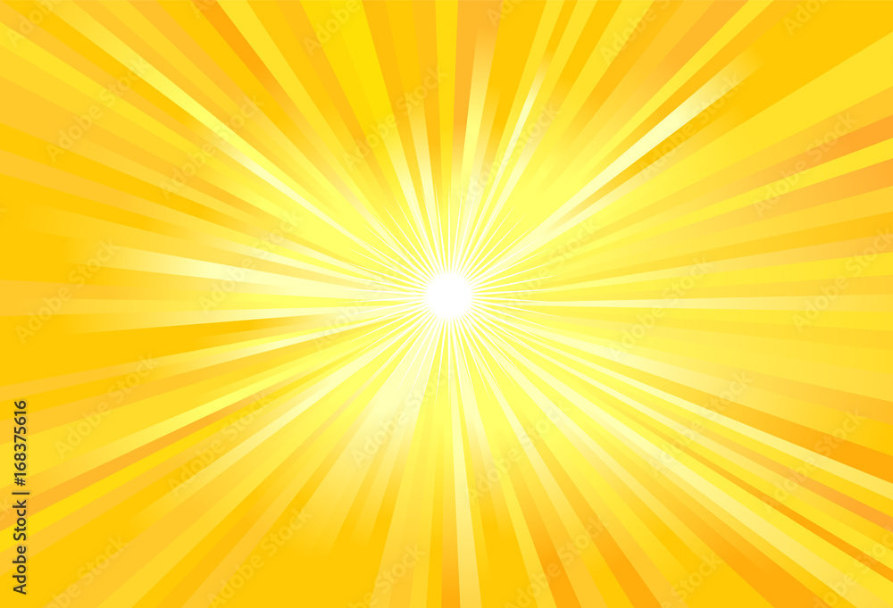 Sun light rays vector image - obrazy, fototapety, plakaty 