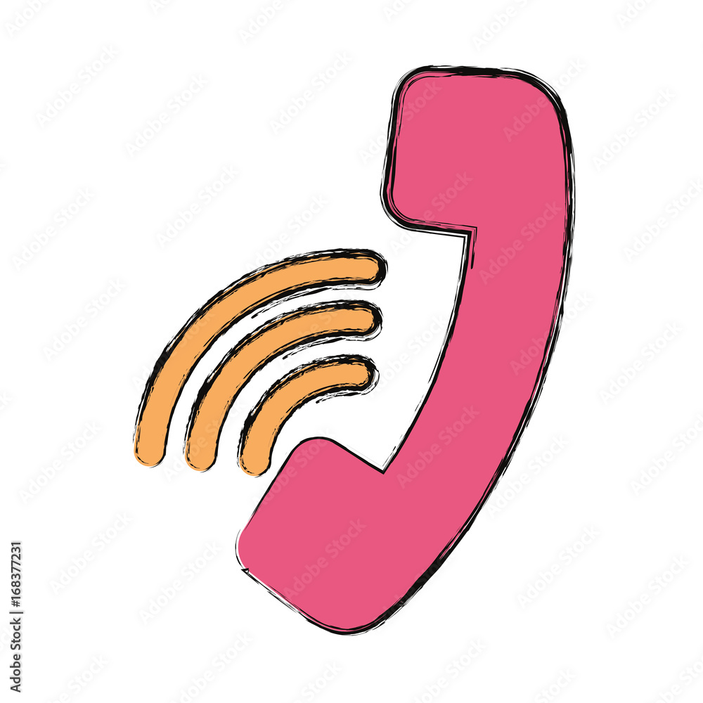 Telephone call center symbol Telephone call center symbol