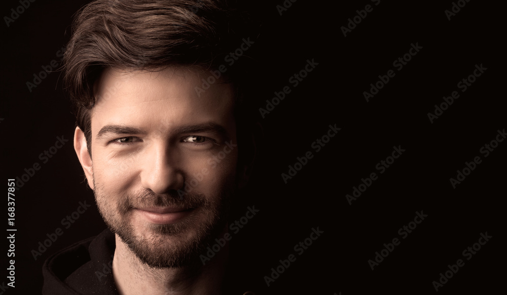 Fototapeta premium young man close up portrait