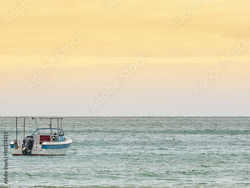 Speed boat in the sea © Mongkolchon