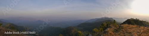 Panoramic landscape of Doi Chang