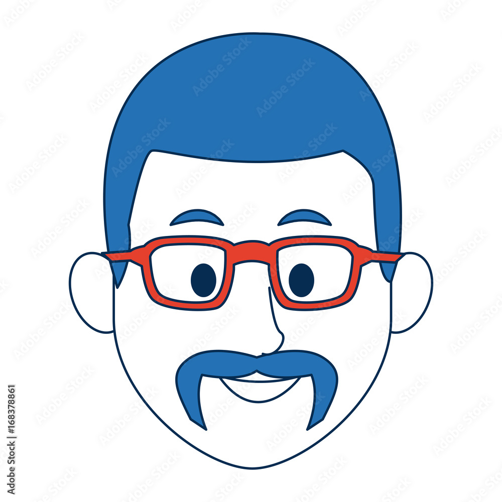 man with eyeglasses character face avatar male vector illustration man with eyeglasses character face avatar male vector illustration