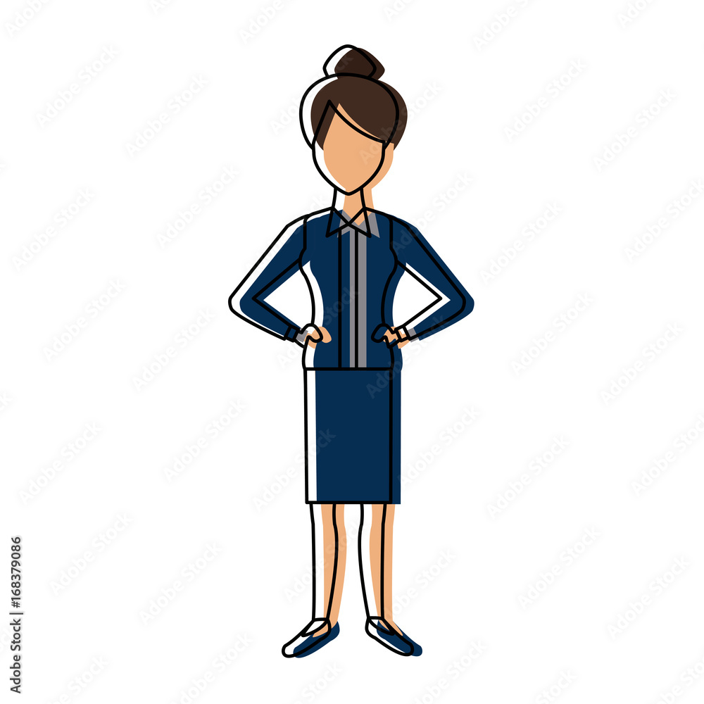 beautiful woman character people standing vector illustration beautiful woman character people standing vector illustration