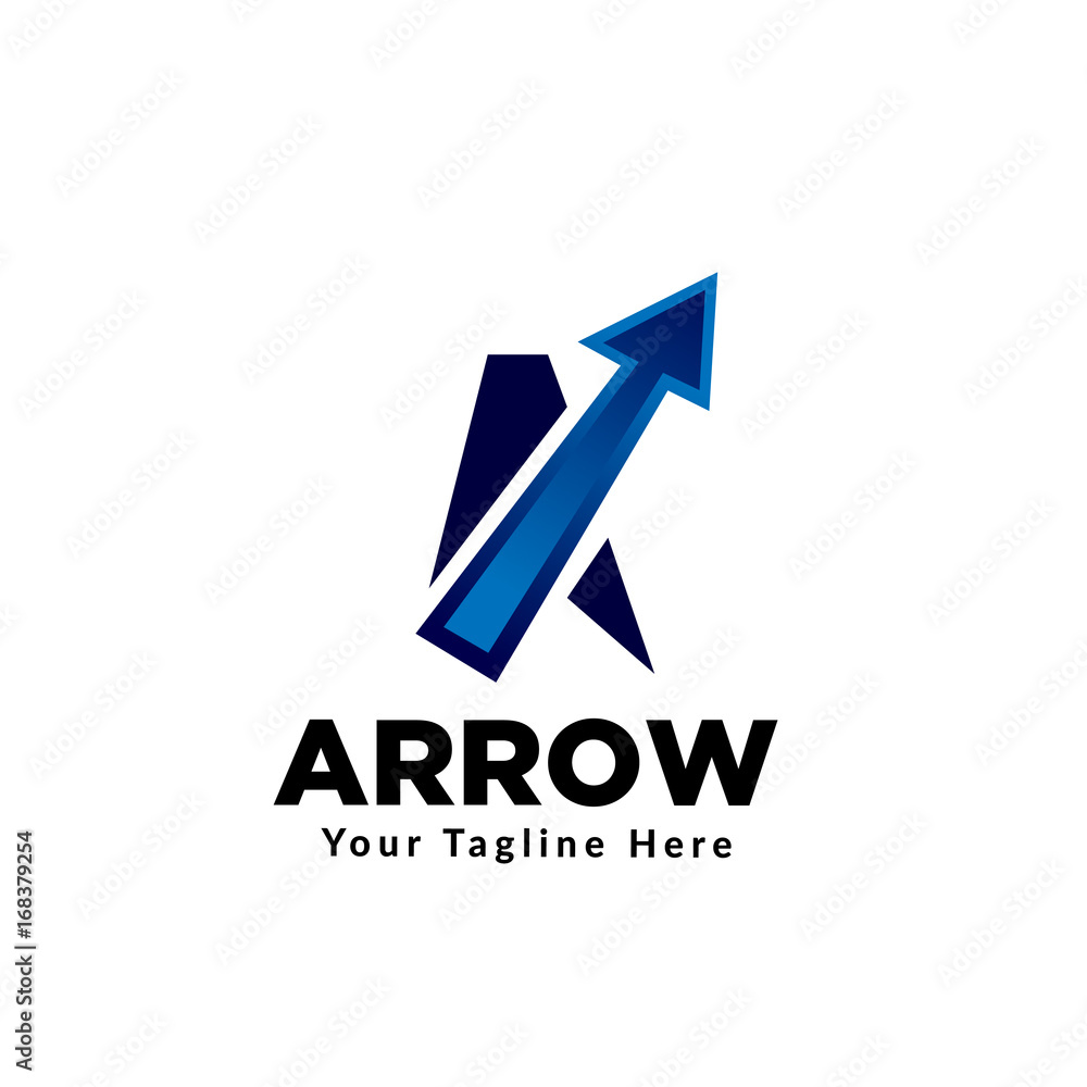 A arrow up logo A arrow up logo