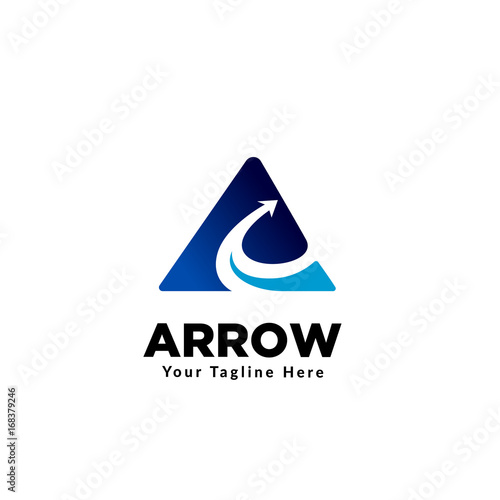 A arrow logo